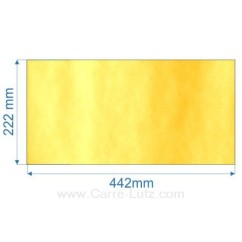 00110  Vitre de poele en Vitrocéramique 442x222 mm Efel Ciney 50,50 €