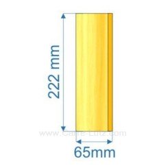 00113  Vitre de poele en Vitrocéramique 65x222 mm biseauté Efel 6,70 €