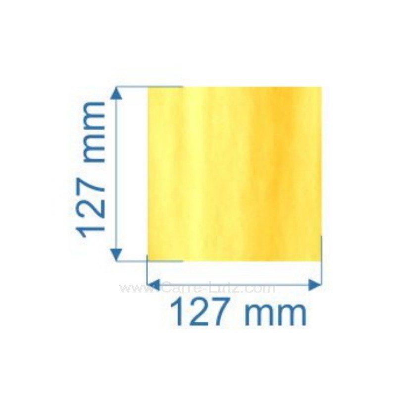 Vitre de poele en Vitrocéramique 127x127 mm Deville 7864 7867