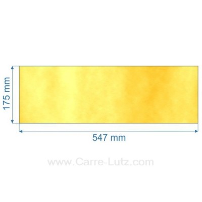 00148  Vitre de poele en Vitrocéramique 547x175 mm Arthur Martin 469.50 479.50 49,60 €