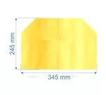 00154  00001304849 - Vitre de poele en Vitrocéramique 345x235 mm CC Godin 3119 55,20 €