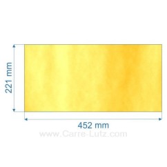 00167  Vitre de poele en Vitrocéramique 452x221 mm Godin 3108 51,10 €