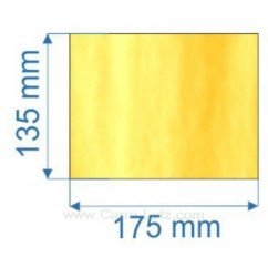 00169  Vitre de poele en Vitrocéramique 175x135 mm Dovre 2000S 23,10 €