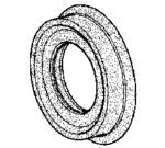 124082  Joint à lèvre 30x62/75x10/16 mm de lave linge Blomberg 10,30 €