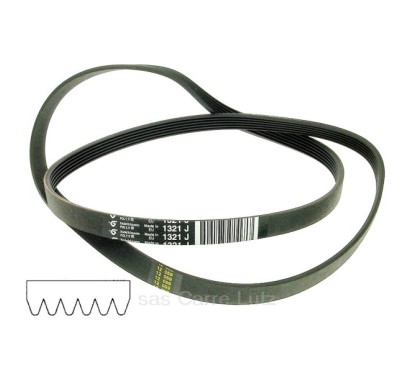 126263  1321 J6 - Courroie plate 4693121 de lave linge Miele  8,40 €
