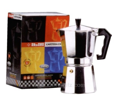 Cafetière italienne expresso en aluminium 6 tasses