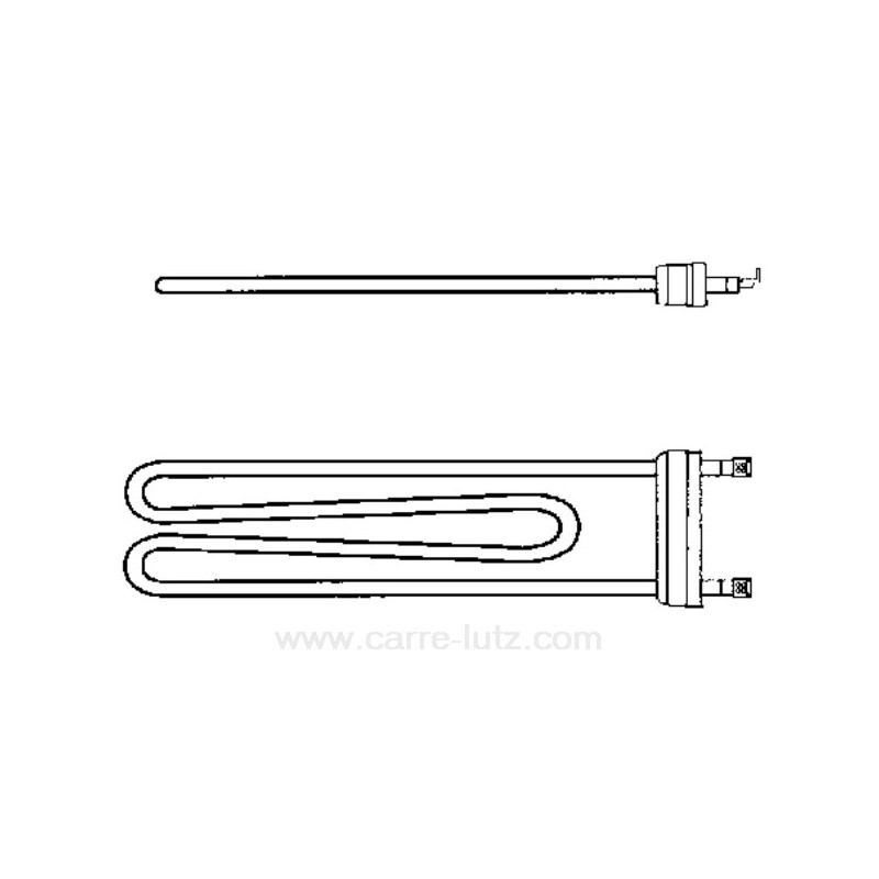 201160  Résistance de lave linge 1850W Candy Aspes 13,10 €