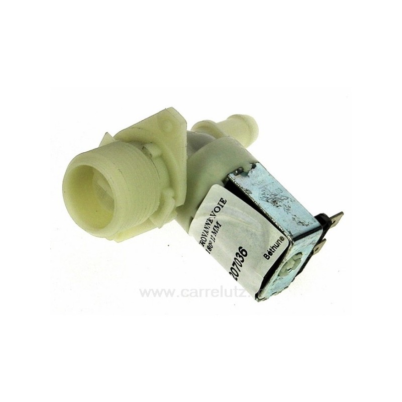207036  C00046980 - Electrovanne 1 voie 180° 12mm Ariston Indesit Vestel 5,10 €