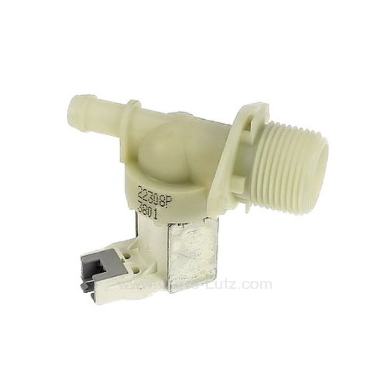 Electrovanne 1 voie 180° avec bornier de lave vaisselle Brandt Vedette Vestel Electrovanne 1 voie 180° avec bornier de lave vaisselle Brandt Vedette Vestel