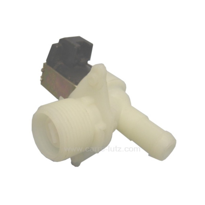 207109  481227128375 - Electrovanne 1 voie 90° diamètre 15 mm de lave linge Laden Whirlpool Igns Radiola Bauknecht  6,70 €
