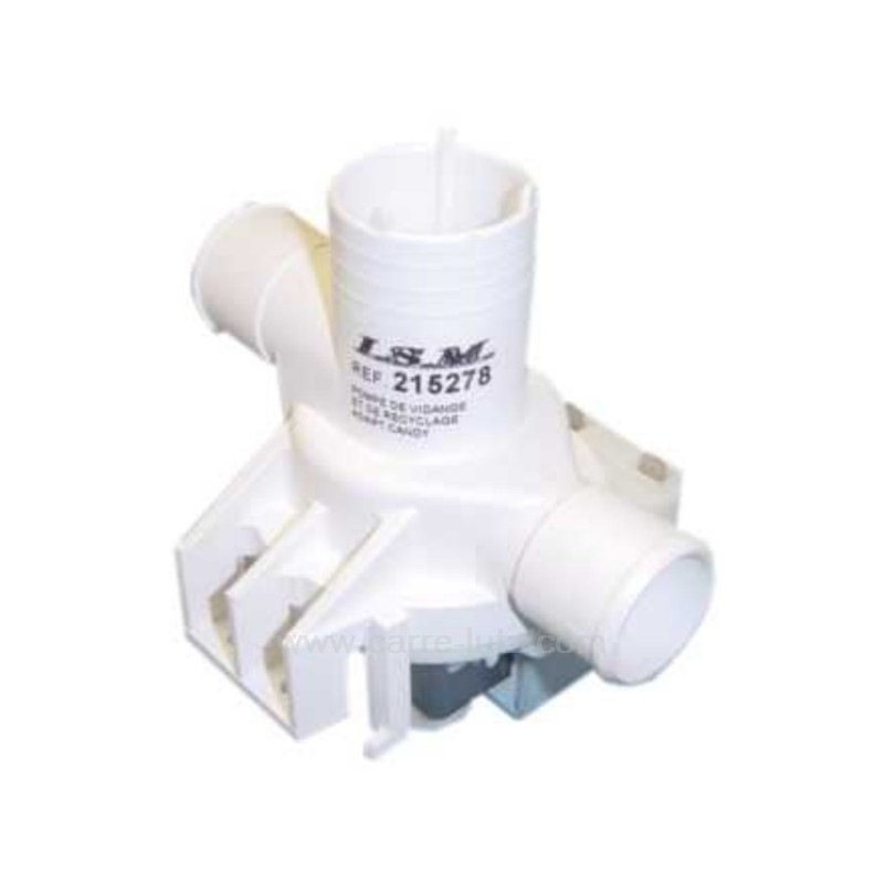 215278  92749373 - Pompe de vidange et de recyclage de lave linge Candy Rosières  27,80 €
