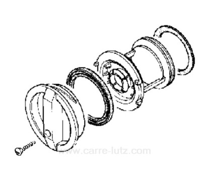 216121  91941111 - Bouchon de pompe de vidange de lave linge Candy  6,60 €