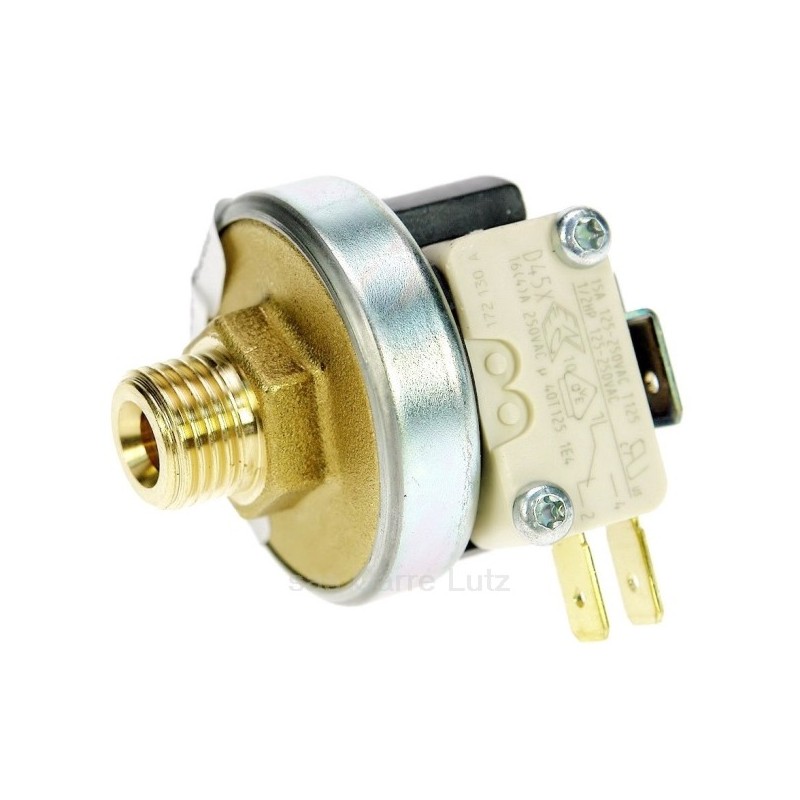 Pressostat 2 à 6 Bars 1/4 de pouce male avec micro interrupteur