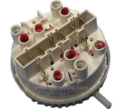 55x3924 - Pressostat 3 niveaux 70/30 110/40 280/140 de lave linge Brandt Vedette 