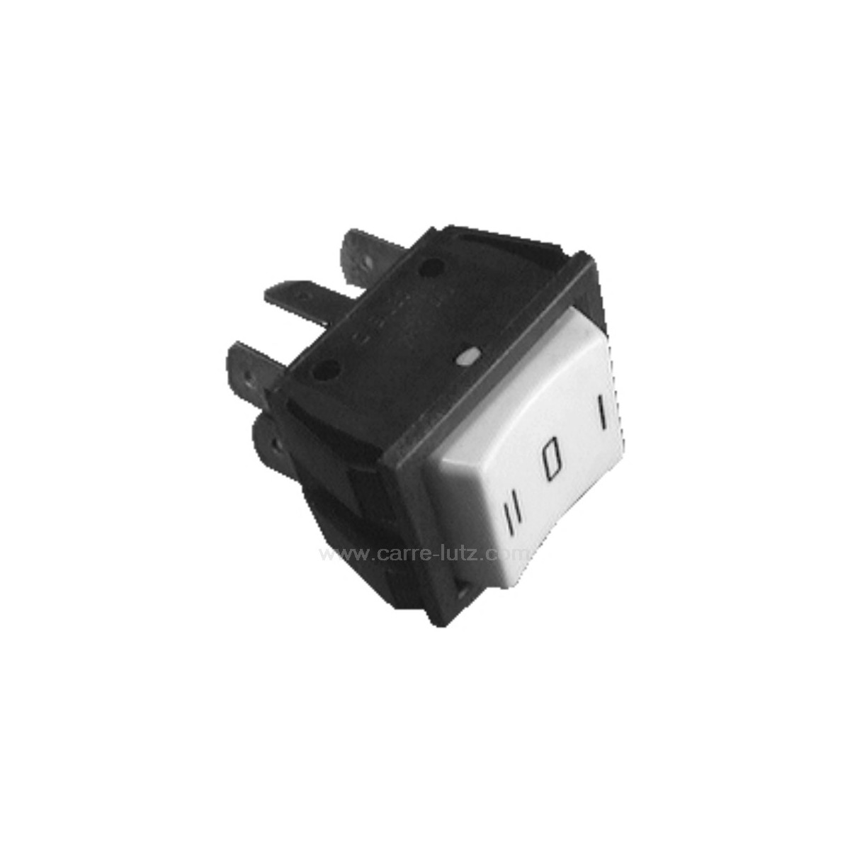 220113  Interrupteur inverseur 10A 250V 6 contacts 22x25 mm 4,80 €