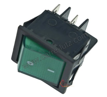 220202  Interrupteur bipolaire à voyant vert 1,60 €