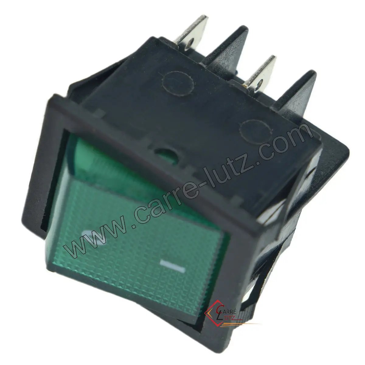 220202 Interrupteur bipolaire à voyant vert 1,60 € 220202 Interrupteur bipolaire à voyant vert 1,60 €