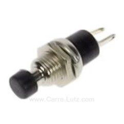 220207  Bouton poussoir noir N.O. Diamètre 7 mm 1,50 €