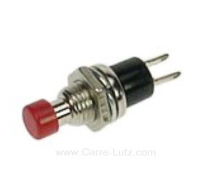 220208  Bouton poussoir rouge N.O. Diamètre 7 mm 1,50 €