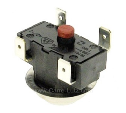 95x0080 - Thermostat de chauffe eau NC80° NC80° de sèche linge Brandt Vedette Fagor 