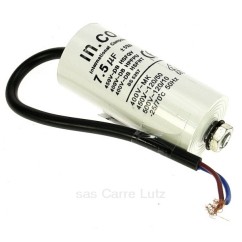 230038  Condensateur permanent à fils 7,5 MF 450V 4,80 €