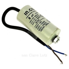 230039  Condensateur permanent à fils 8 MF 450V 4,60 €