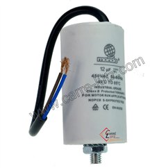 230041  Condensateur permanent à fils 12,5 MF 450V 3,80 €