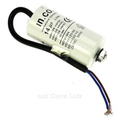 230042  Condensateur permanent à fils 14 MF 450V 4,80 €