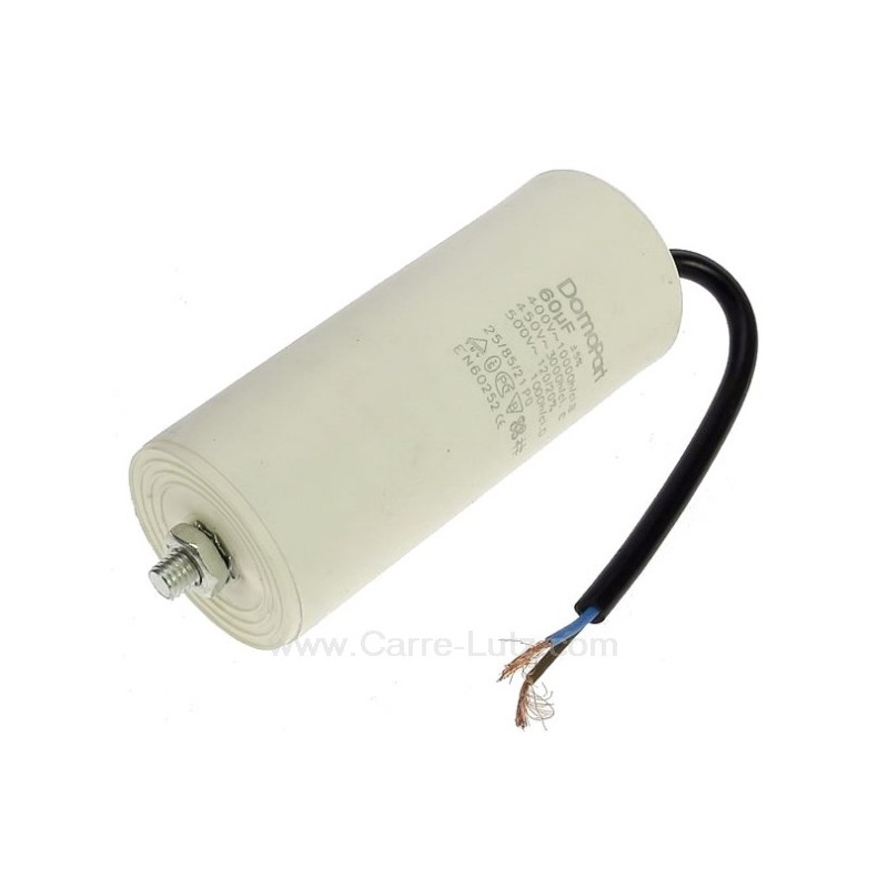 230053 Condensateur permanent à fils 60 MF 450V 17,40 € 230053 Condensateur permanent à fils 60 MF 450V 17,40 €