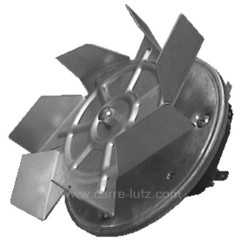 Ventilateur de four à chaleur tournante axe 28 mm, reference 231162