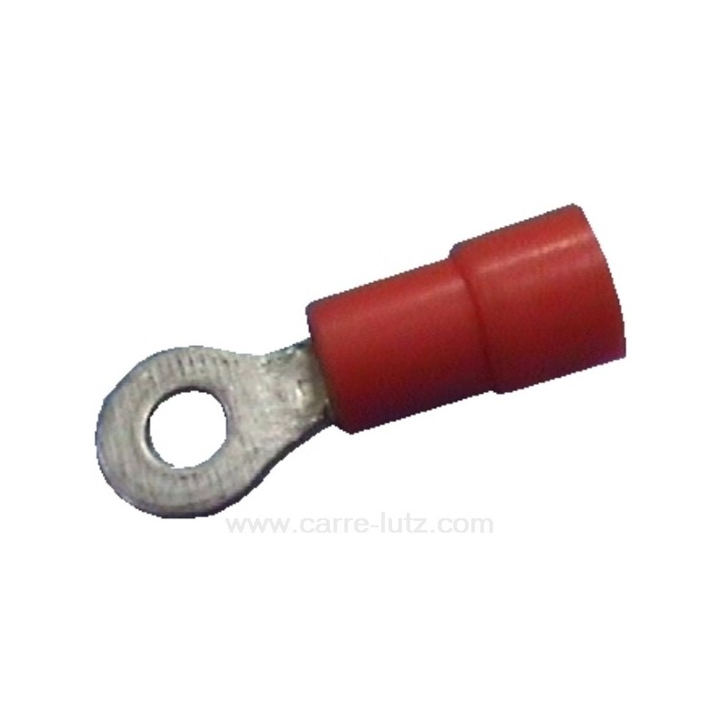 COSSE OEILLET 5MM ISOLEE ROUGE