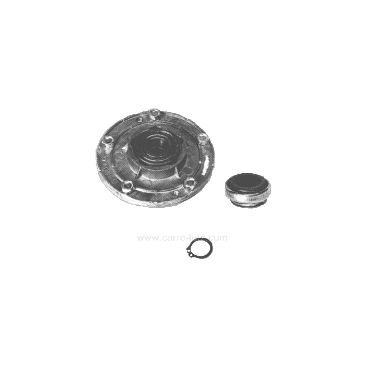 301028  51x2881 - Palier double roulement de lave linge Brandt Thomson Bosch Siemens 095589 Hoover De Dietrich Frigeavia 27,10 €