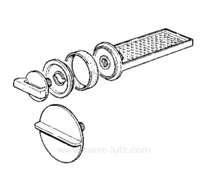 403032  Filtre de vidange de lave linge Ariston Indesit Bauknecht Whirlpool 10,70 €