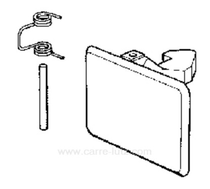 405051  481949868594 - Poignée de hublot de lave linge Laden Whirlpool  6,20 €