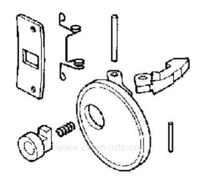 405059  03010170 - Poignée de hublot de lave linge A.Martin Faure Sidex  6,50 €