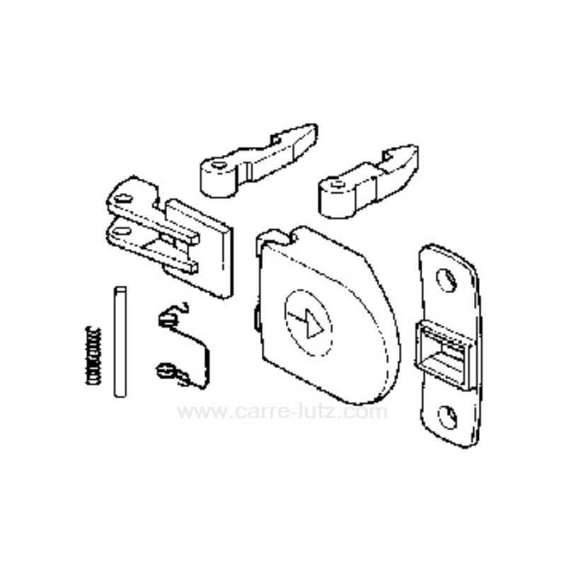 405063  50098293009 - Poignée de hublot de lave linge Zanussi  10,90 €