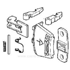 405084  5009829500 - Poignée de hublot de lave linge Zanussi  8,20 €