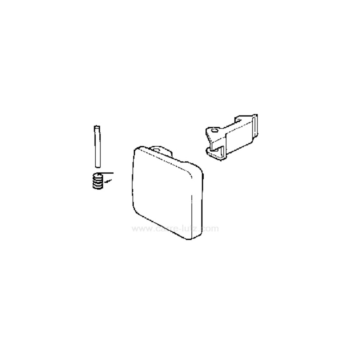 405123  050099 - Poignée de hublot de lave linge Bosch Siemens  9,70 €