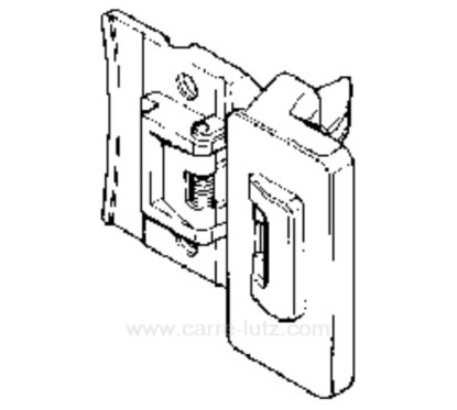 405141  040344 - Poignée de hublot de lave linge Bosch Siemens  20,40 €