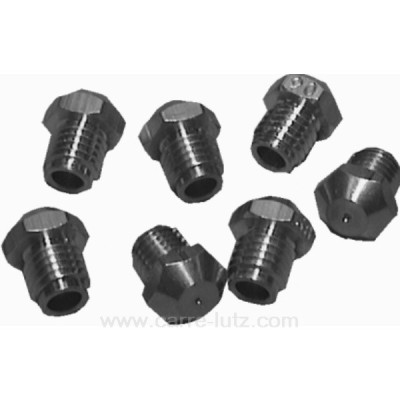 537600 71x2051 - Panoplie d'injecteurs gaz butane pour gazinière Arc en ciel Arthur Martin Brandt De Dietrich Nogamatic Saut...