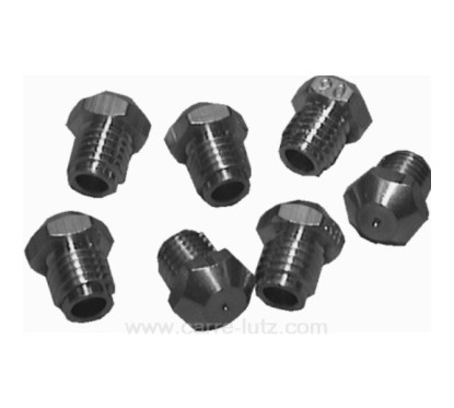 537600  71x2051 - Panoplie d'injecteurs gaz butane pour gazinière Arc en ciel Arthur Martin Brandt De Dietrich Nogamatic Saut...