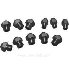 537623  71x5852 ou 93575272 ou 93587103 - Panoplie d'injecteurs gaz de ville pour gazinière AEG, Brandt, Rosières 33,60 €