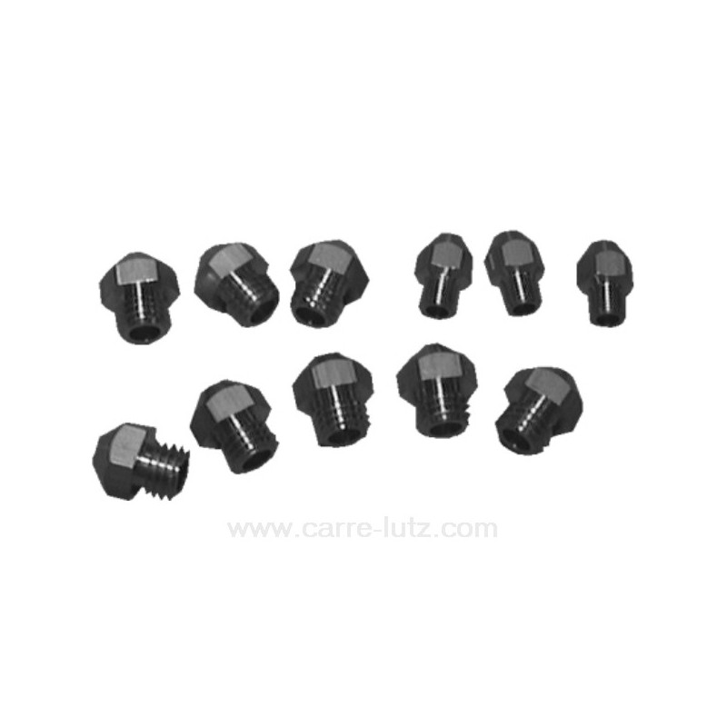 537623  71x5852 ou 93575272 ou 93587103 - Panoplie d'injecteurs gaz de ville pour gazinière AEG, Brandt, Rosières 33,60 €