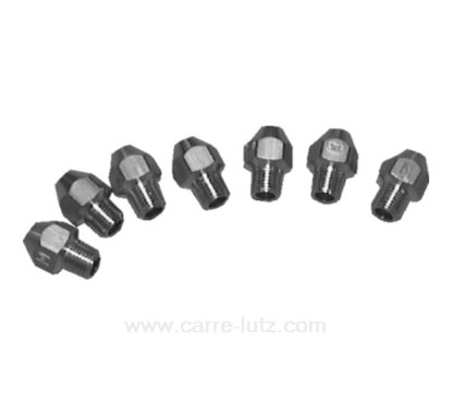 537625  93586758 ou 71x4773 - Panoplie d'injecteurs 5MC gaz de ville pour gazinière AEG, Brandt, Rosières 9,70 €