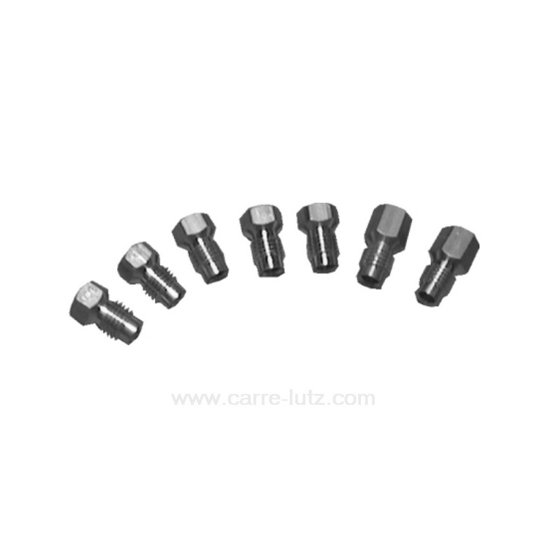 537627  93903755 ou 93906717 - Panoplie d'injecteurs 6MC gaz de ville pour gazinière Rosieère 15,30 €
