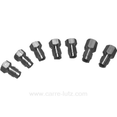 537627  93903755 ou 93906717 - Panoplie d'injecteurs 6MC gaz de ville pour gazinière Rosieère 15,30 €