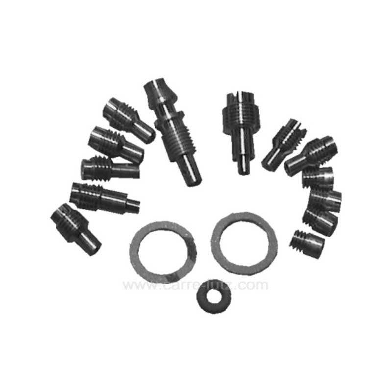 537643  71x7851 - Jeu d'injecteurs gaz naturel Brandt Vedette  46,50 €