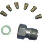 75x2328 - Panoplie d'injecteurs gaz naturel pour gazinière Bompani, Brandt, Fagor, Vedette