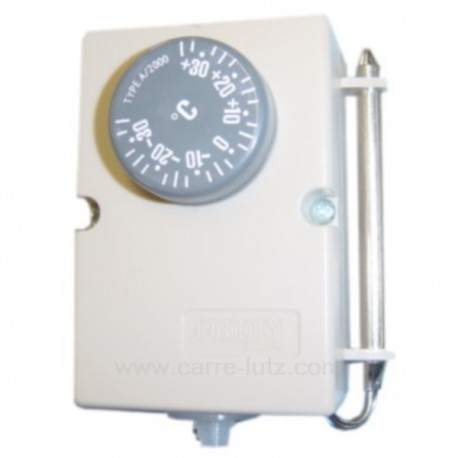 Thermostat de climatiseur ou chambre froide -35° +35°, reference 542057