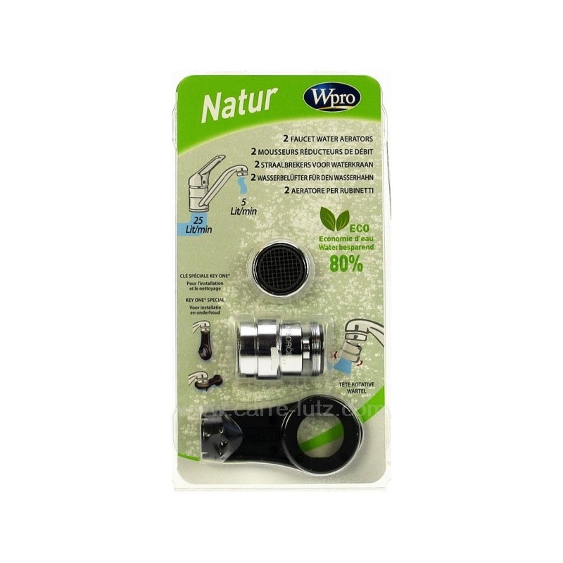 543213 Kit 2 mousseurs. 1 tete rotative + 1cle 13,50 € 543213 Kit 2 mousseurs. 1 tete rotative + 1cle 13,50 €